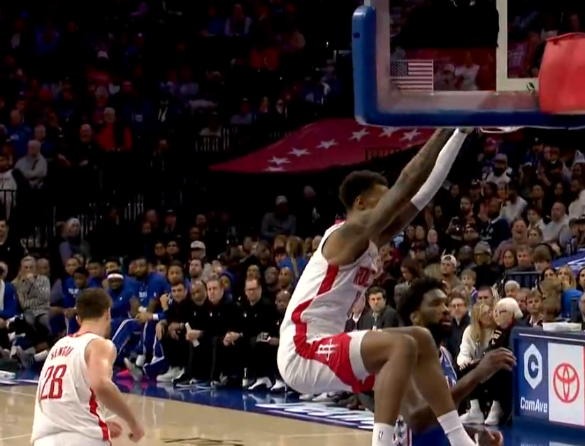 球探比分网首页-绝杀误判！76人逆转火箭 裁判抢戏，杜兰特8失误，恩比德32+15+10